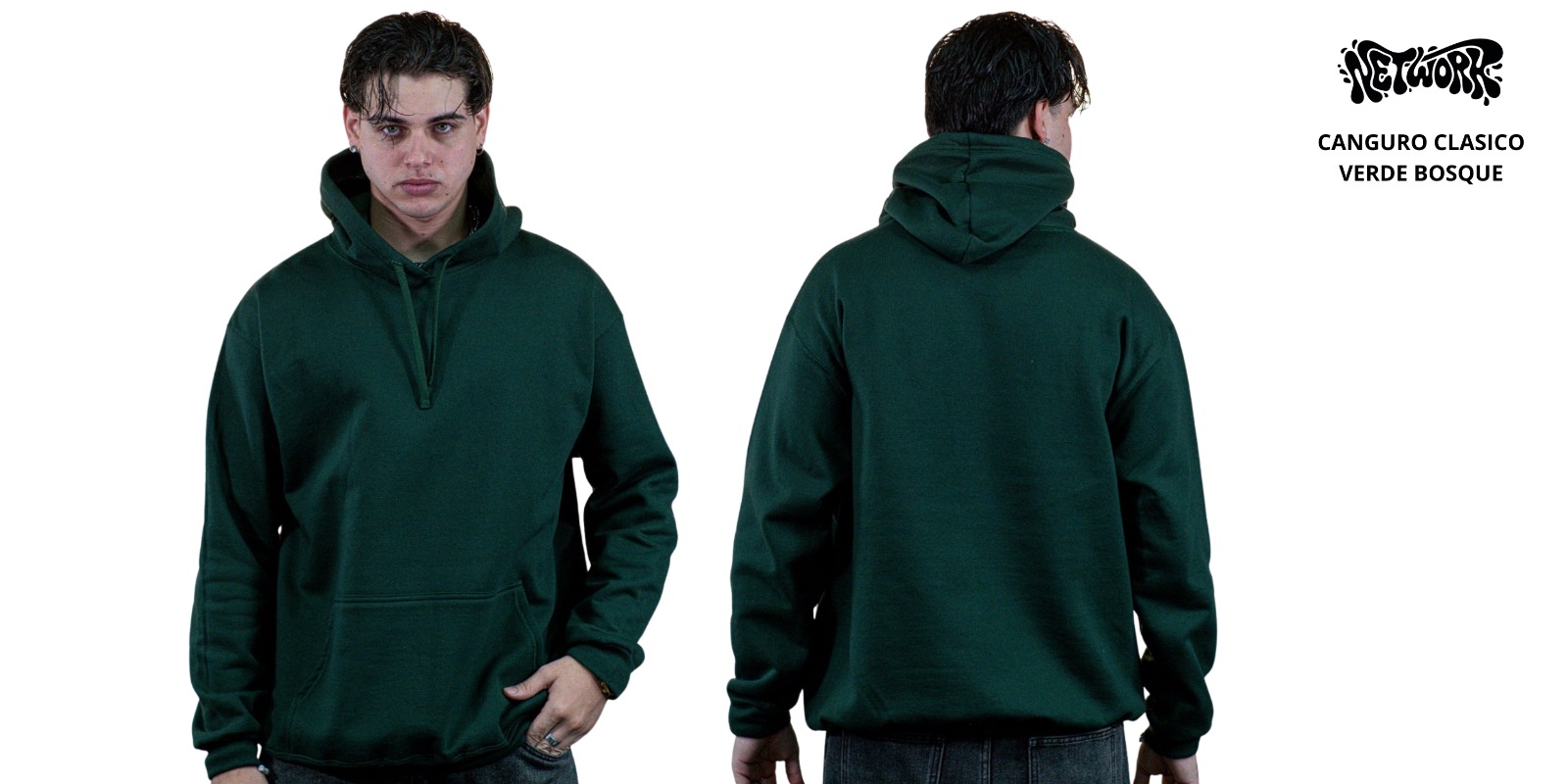 Canguro Clásico Verde Bosque